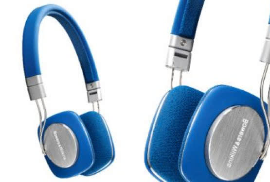 Słuchawki B&W w kolorze blue