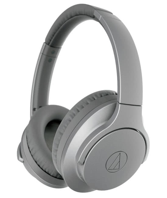 Bezprzewodowe słuchawki Audio-Technica ATH-ANC700BT - srebrne