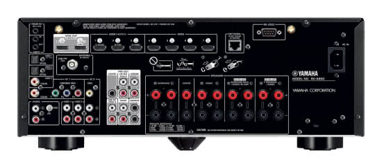 Yamaha MusicCast RX-A880 - tylna ścianka