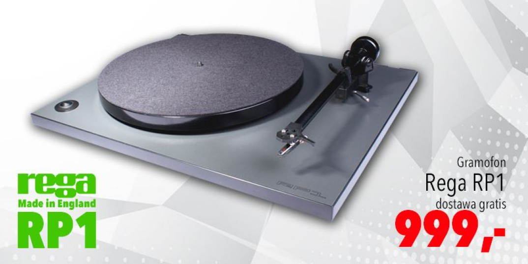 Gramofon Rega RP1 za 999 zł w salonie Q21