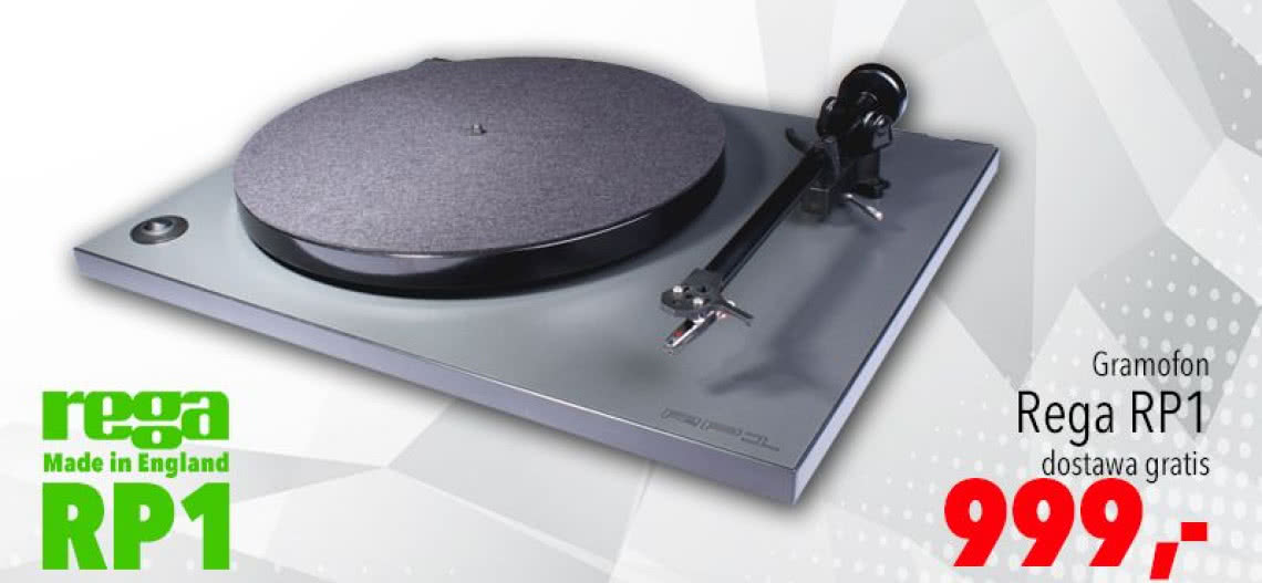 Gramofon Rega RP1 za 999 zł w salonie Q21