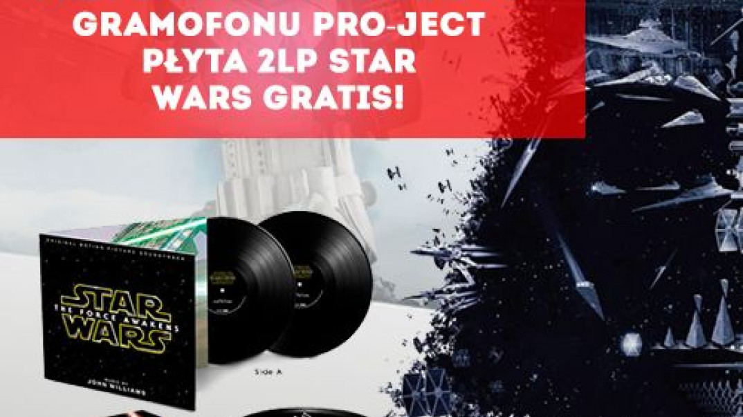 Płyta "Star Wars: The Force Awakens" w prezencie przy zakupie z gramofonami Pro-Ject