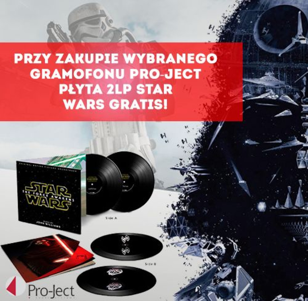 Płyta "Star Wars: The Force Awakens" w prezencie przy zakupie z gramofonami Pro-Ject