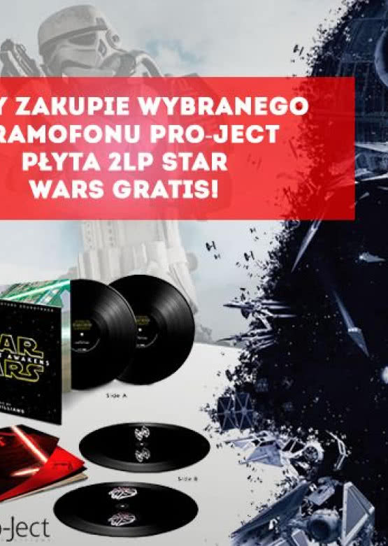 Płyta "Star Wars: The Force Awakens" w prezencie przy zakupie z gramofonami Pro-Ject