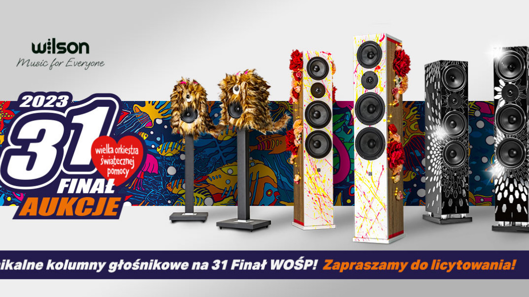 Wilson ponownie gra dla WOŚP. Wejdź na allegro i wylicytuj unikalne kolumny głośnikowe