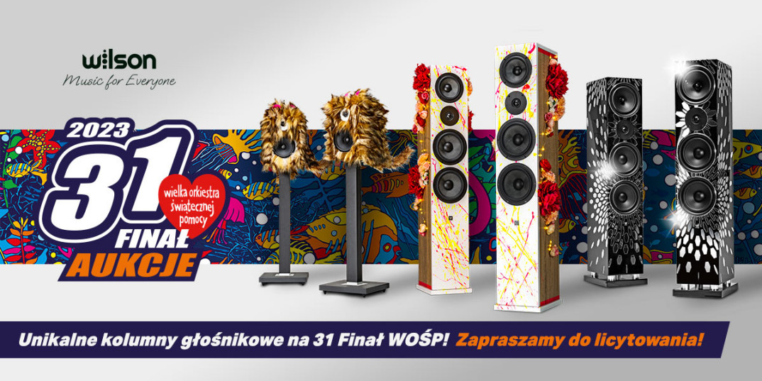 Wilson ponownie gra dla WOŚP. Wejdź na allegro i wylicytuj unikalne kolumny głośnikowe