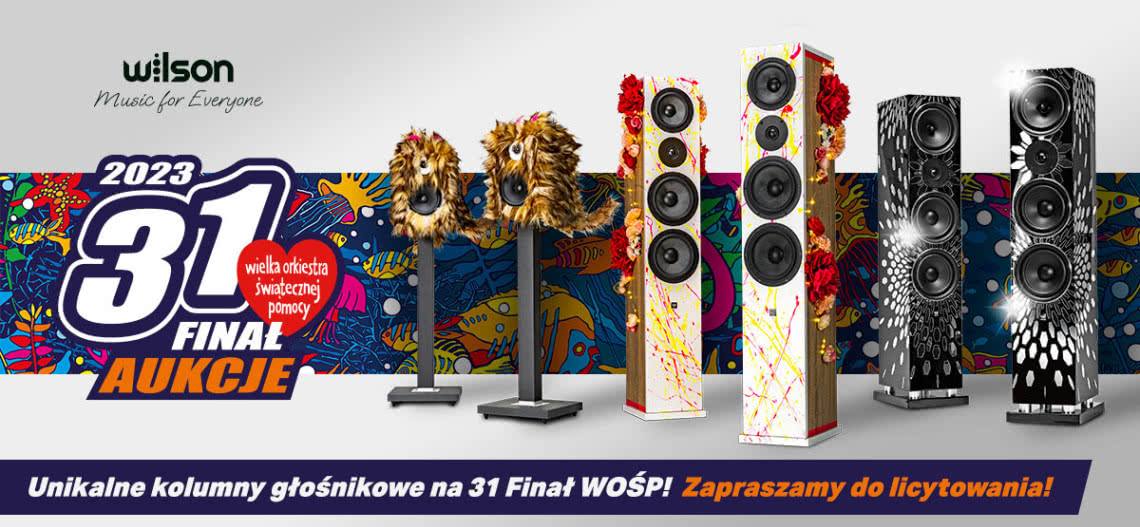 Wilson ponownie gra dla WOŚP. Wejdź na allegro i wylicytuj unikalne kolumny głośnikowe