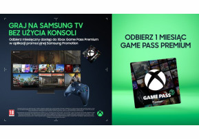 Miesiąc dostępu do Xbox Game Pass Premium przy zakupie telewizora Samsung