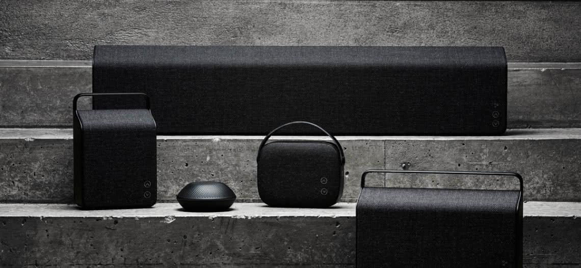 Głośniki bezprzewodowe Vifa w kolorze zimnej czerni