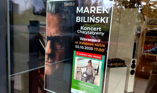Już jutro, 2 października, minirecital Marka Bilińskiego w warszawskim salonie Nautilus