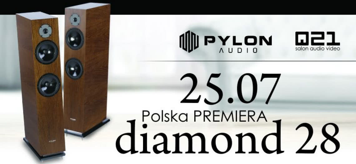 Premiera kolumn Pylon Audio Diamond 28 w salonie Q21