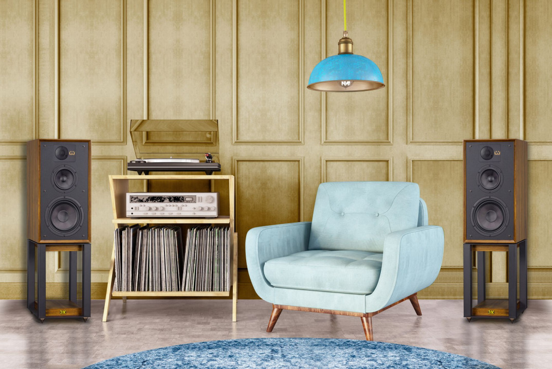 Wharfedale Linton z oryginalnymi podstawami w prezencie w salonie Q21