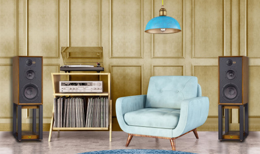Wharfedale Linton z oryginalnymi podstawami w prezencie w salonie Q21