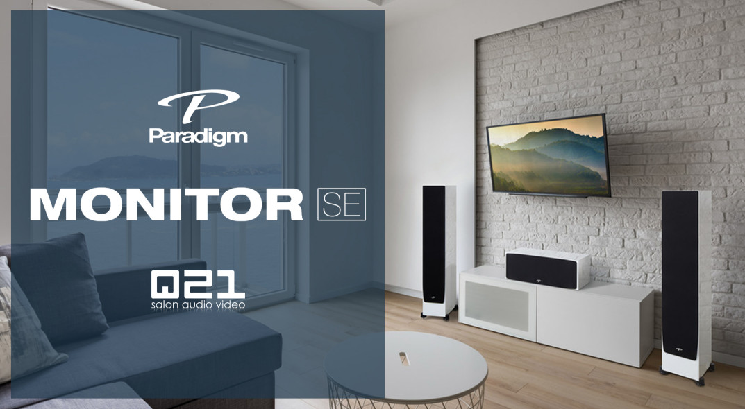Kolumny Paradigm Monitor SE w salonie Q21