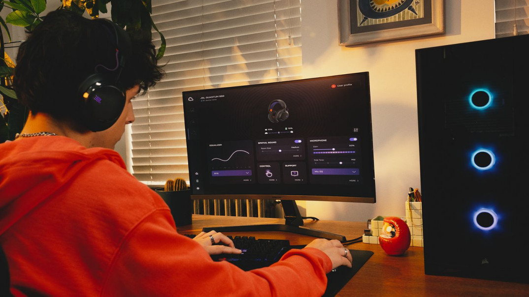 Zestaw JBL Quantum 650 Wireless - 45 minut rozgrywek i brzmienie dostosowane do indywidualnych potrzeb