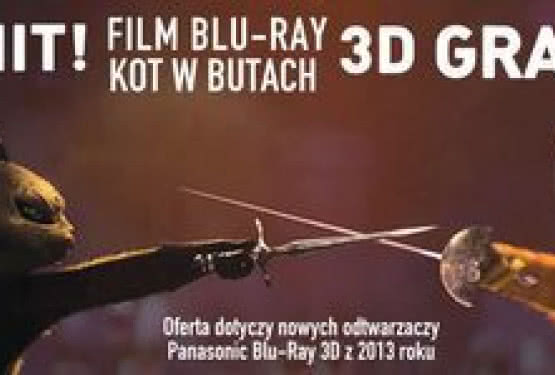 Kot w Butach i Hotel Transylwania w prezencie od Panasonica