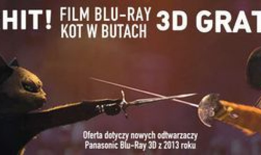 Kot w Butach i Hotel Transylwania w prezencie od Panasonica