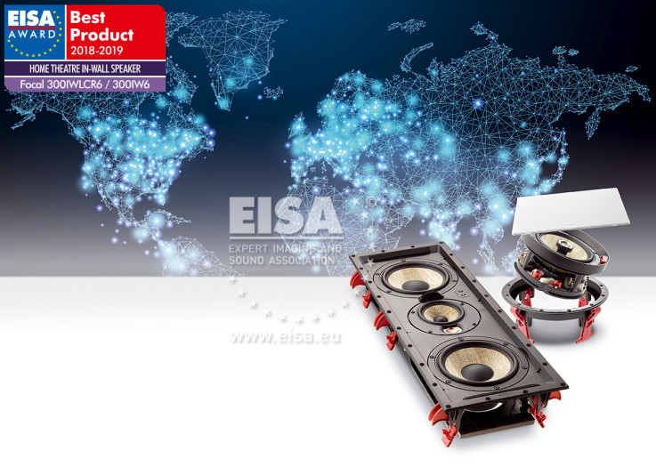 ŚCIENNY ZESPÓŁ GŁOŚNIKOWY EISA 2018–2019 Focal 300IWLCR6 / 300IW6