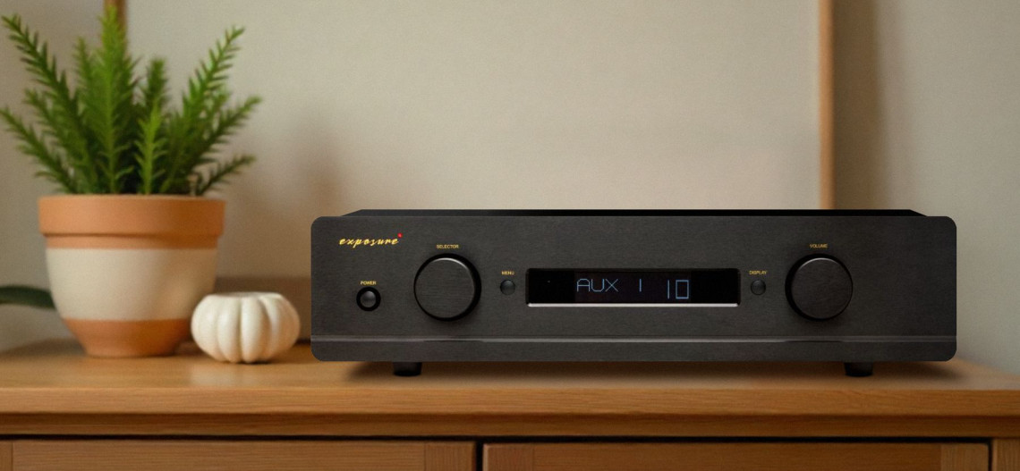 Wzmacniacz zintegrowany Exposure 5510 - 120 W na kanał i duże możliwości rozbudowy