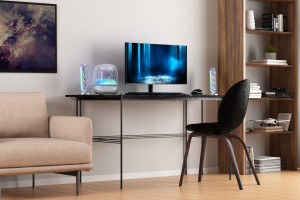 Głośnik Harman Kardon Soundsticks 5 - efekty świetlne i futurystyczny dizajn