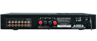 Pięć wejść liniowych
i pojedyncze zaciski
głośnikowe, funkcjonalność
elementarna,
"316-tka" ma znaleźć
się w niskobudżetowym
systemie audio.