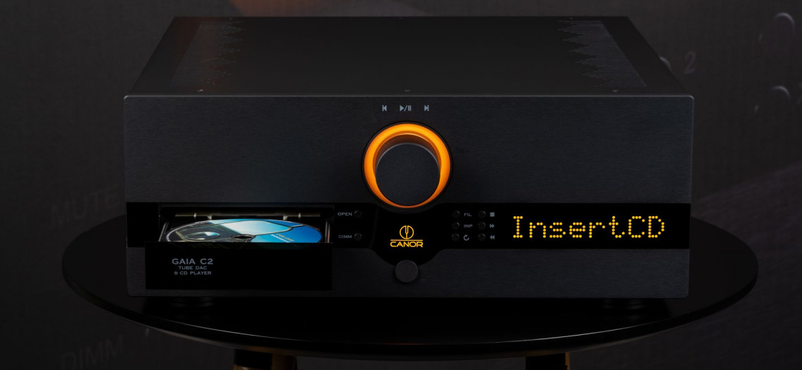 Canor Gaia C2 - lampowy DAC z odtwarzaczem CD