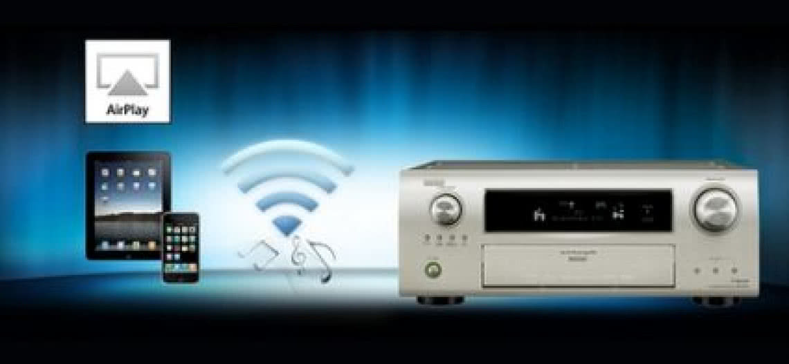 Funkcja Air Play dla amplitunerów Denon
