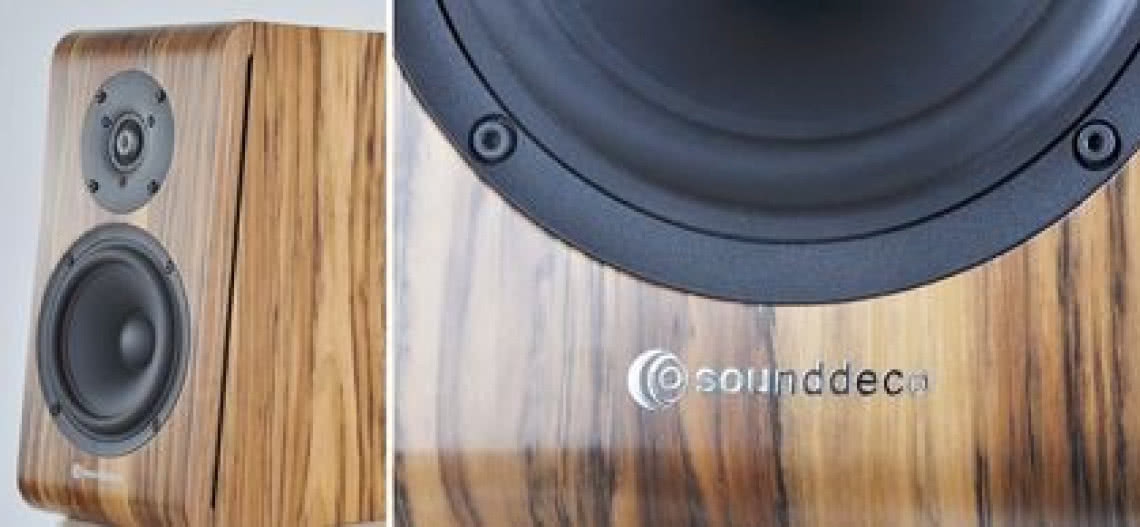 Prezentacja kolumn Sounddeco serii Alpha w salonie audio-connect