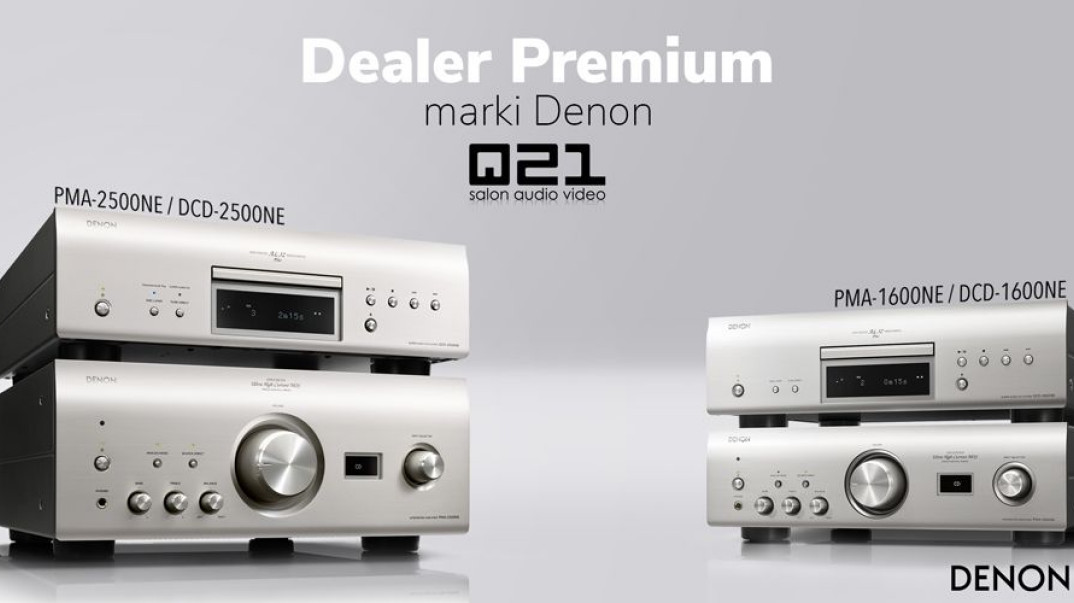 Q21 zaprasza na odsłuchy stereofonicznych serii Denona - 1600 i 2500
