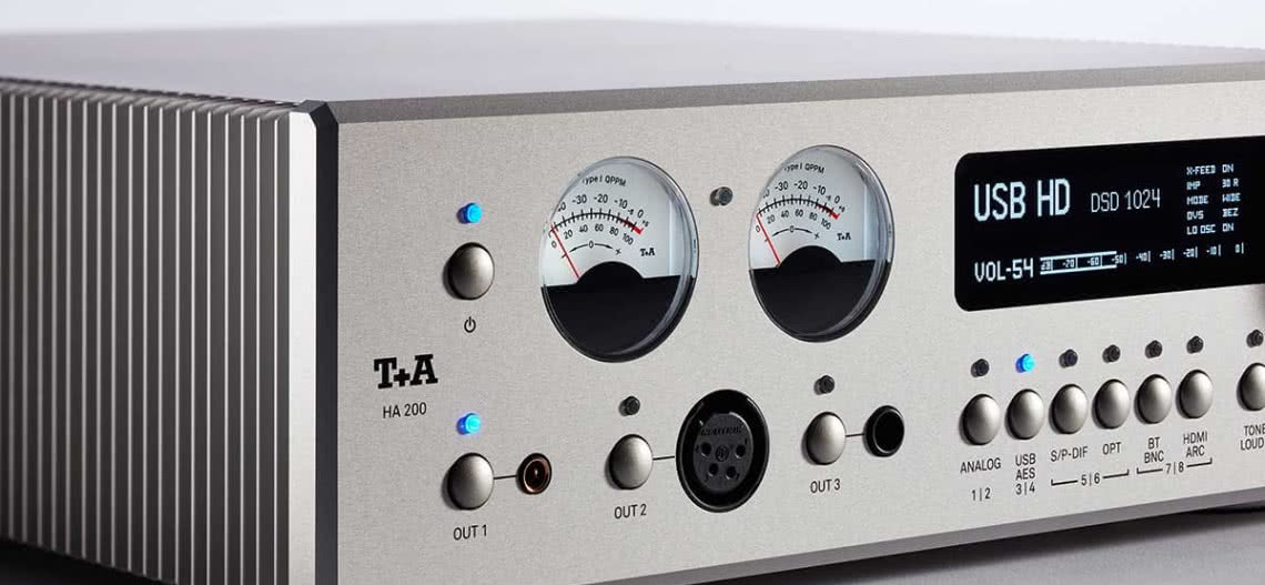 Wzmacniacz z przetwornikiem cyfrowo-analogowym T+A HA 200