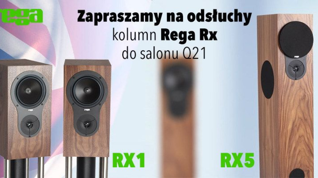 Odsłuchy kolumn brytyjskiej marki REGA w salonie Q21