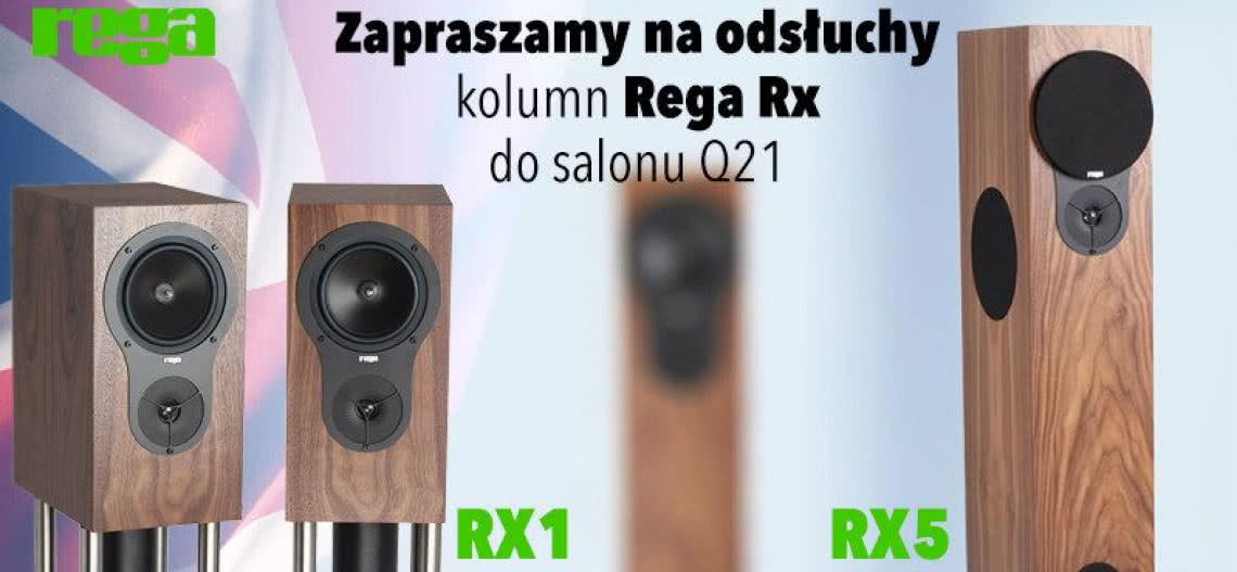 Odsłuchy kolumn brytyjskiej marki REGA w salonie Q21