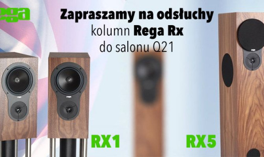 Odsłuchy kolumn brytyjskiej marki REGA w salonie Q21