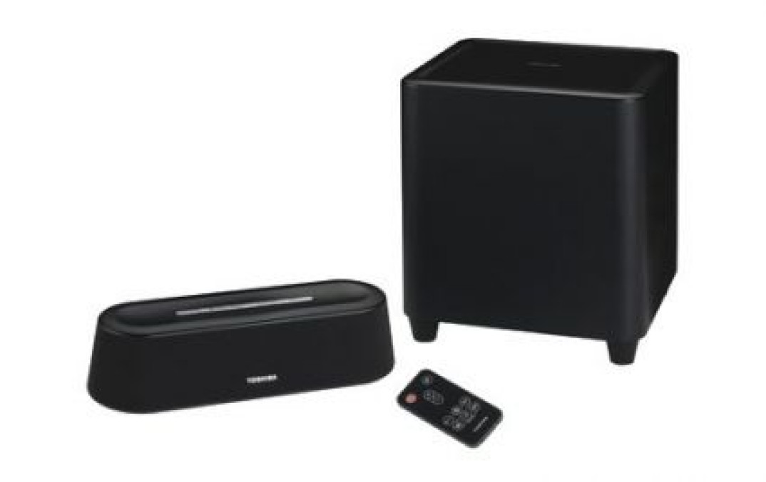 Głośniki soundbar firmy Toshiba