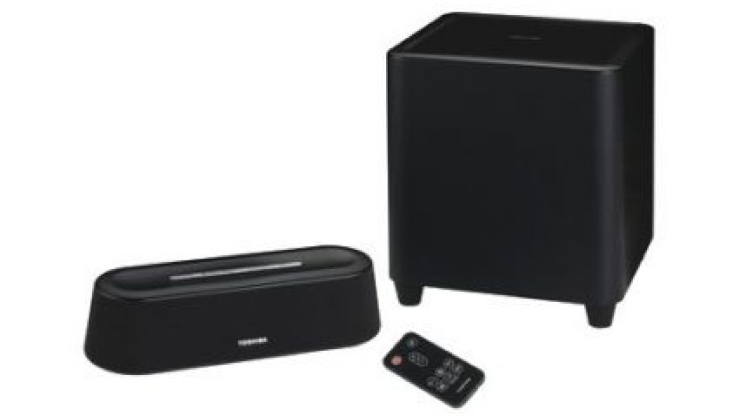 Głośniki soundbar firmy Toshiba