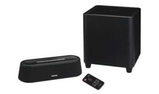 Głośniki soundbar firmy Toshiba