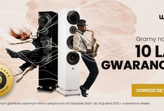 Wilson oferuje 10 lat gwarancji na pasywne kolumny głośnikowe