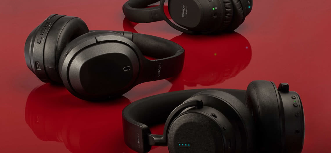 Bezprzewodowe słuchawki Lindy LH500XW, LH700XW, LH900XW