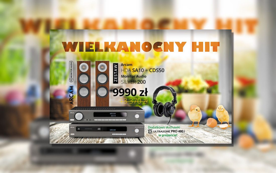 Skompletuj system Arcam + Monitor Audio w promocyjnej cenie, a otrzymasz w prezencie słuchawki Ultrasone