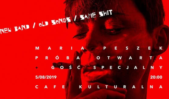 Koncert / próba otwarta Marii Peszek w Warszawie