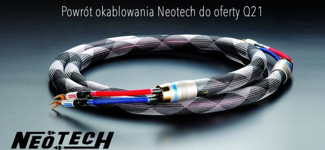 Okablowanie Neotech Sahara w salonie Q21