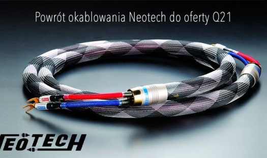 Okablowanie Neotech Sahara w salonie Q21