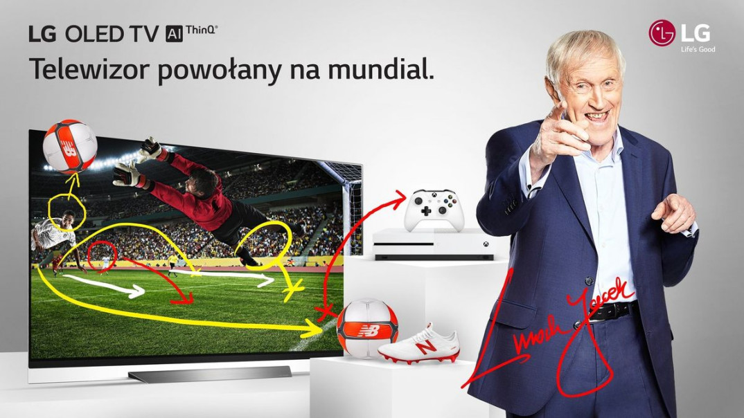 Telewizory LG na mundial 2018