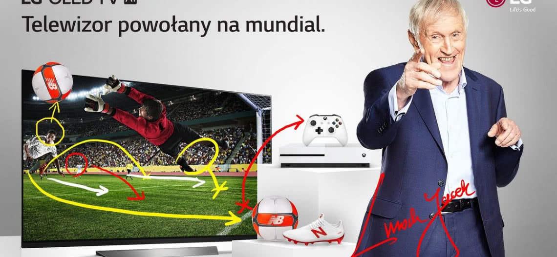 Telewizory LG na mundial 2018