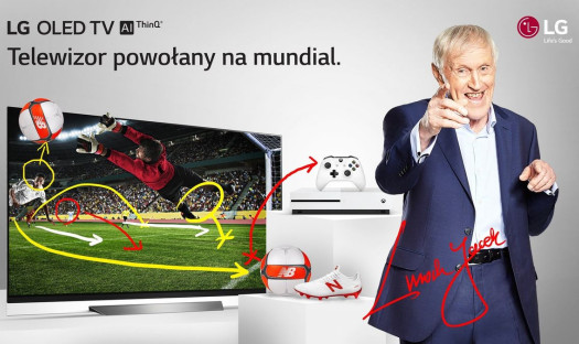 Telewizory LG na mundial 2018