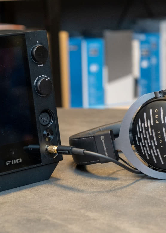 Odtwarzacz muzyki FiiO R7 i słuchawki DT 1990 Pro - odsłuchy zestawu w salonie Q21