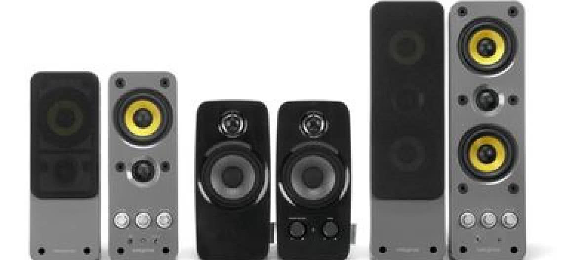 Głośniki stereo Crative do słuchania muzyki z komputera