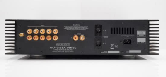 Przedwzmacniacz gramofonowy Musical Fidelity Nu­Vista Vinyl - tylna ścianka