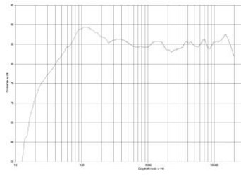 rys. 2. Beta 40, charakterystyka przetwarzania w całym pasmie.