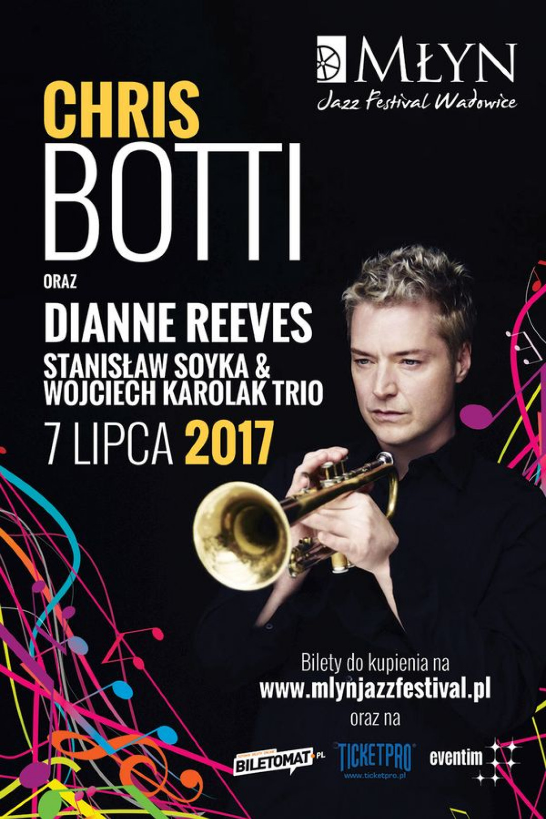 Chris Botti na Młyn Jazz Festiwal 2017